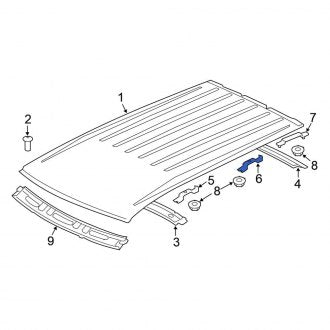 New OEM Genuine Mitsubishi, Front Roof Panel Reinforcement - Part # 5290A690