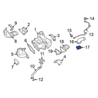 New OEM Genuine Mitsubishi, Intercooler Pipe Gasket - Part # MR281085