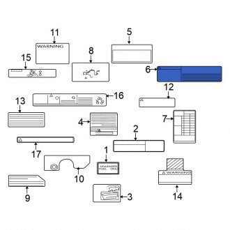 New OEM Genuine Mitsubishi, Engine Decal - Part # MN171023