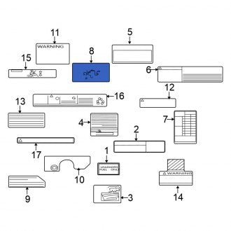 New OEM Genuine Mitsubishi, Engine Decal - Part # MR527590