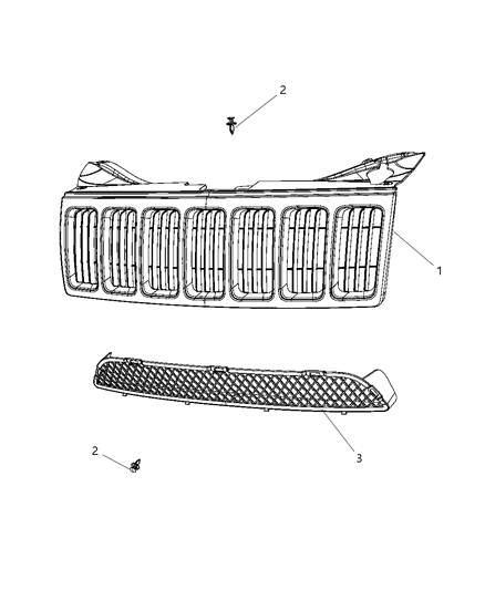 Grille Radiator Includes: Sight Shield