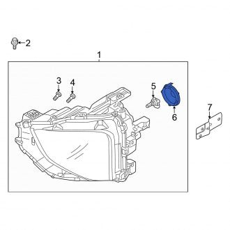 New OEM Genuine Mitsubishi, Front Headlight Bulb Cap - Part # MN182320