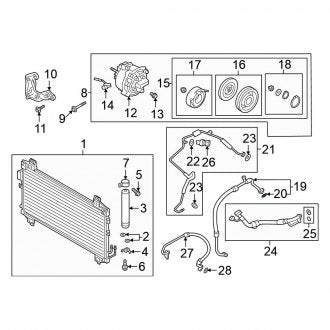 New OEM Genuine Mitsubishi, Lower A/C Refrigerant Line O-Ring - Part # 7815B801