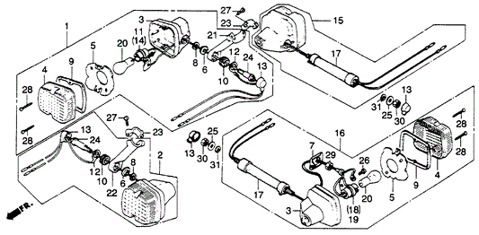 Stopper, Fr. Turn Signal