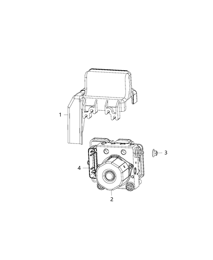 New 2015-2016 Fits Chrysler 1500 Module-Anti-Lock Brake System - Part # 68311903AA