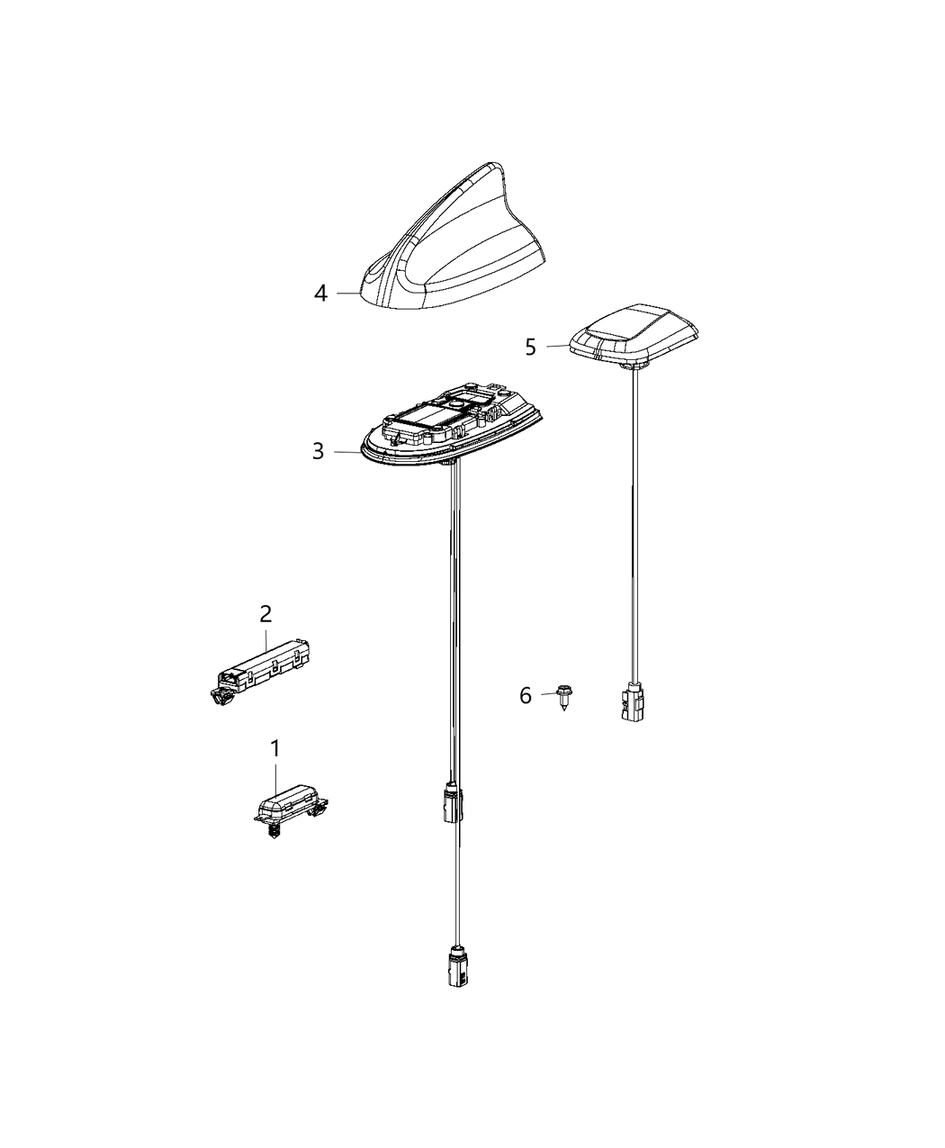 Antenna Cable & Base Assy