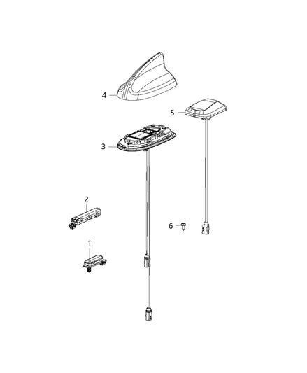 Antenna Cable & Base Assy