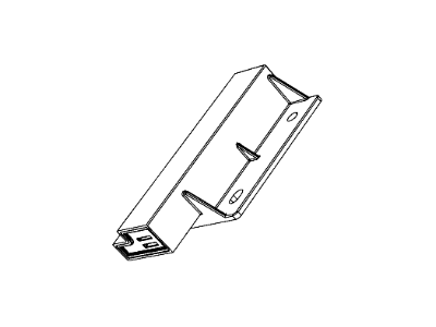 Antenna Passive Entry Bracket Serviced Only With Antenna