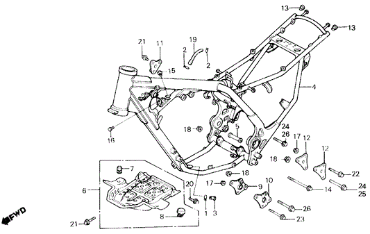 Bolt, Flange (10X100)