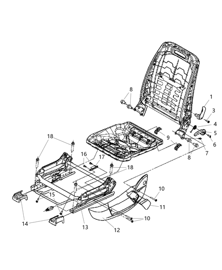 Handle Seat Recliner
