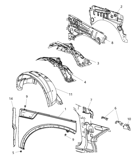 Reinforcement Fender Inner