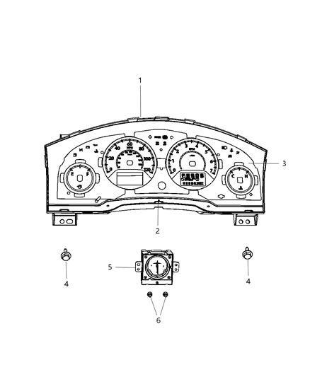 Mask And Lens Instrument Cluster