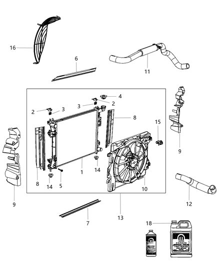 Isolator Radiator Lower