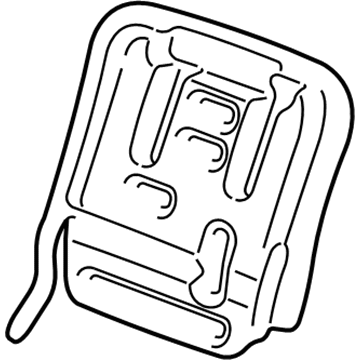 Frame - Rear Seat Back Retaining