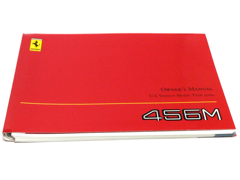 New OEM Ferrari 456MGTA 1st Edition Owners Manual Handbook - Cat. 1498/99