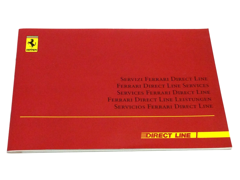 New OEM 2000 Ferrari Enzo Direct Line Service Manual Handbook Cat. # 1545/99