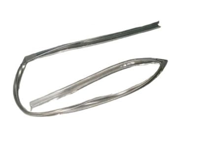 New OEM 2007-2015 Infiniti G35 Left Front Door Runner Glass Rubber Seal, Part # 82231-JK00B