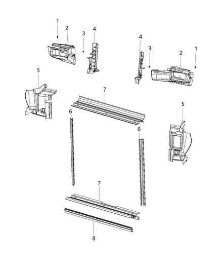 Seal Radiator Side Air