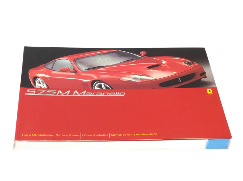 New OEM 2002 Ferrari 575M Maranello Owners Handbook Manual Cat. 1793/02