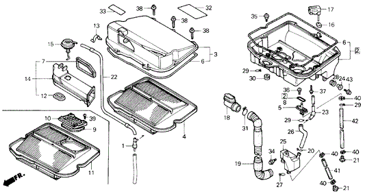 Inlet Assy., Air Cleaner