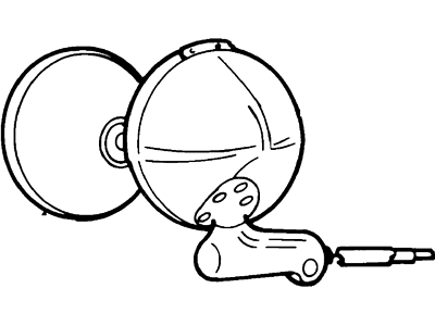 Lamp Assy - Long Range - Round