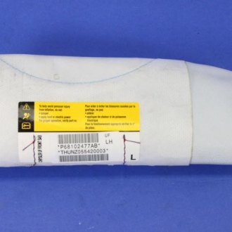 New OEM Front Left Seat Air Bag Fits, 2015-2017 Chrysler 200 - Part # 68102477AB