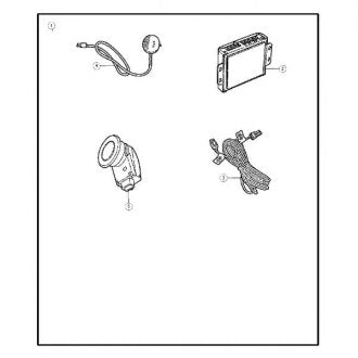 New OEM Rear Parking Aid Control Module Fits, 2013 Dodge Ram - Part # 68139116AD