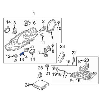 New OEM Genuine Porsche, Turn Signal Light Bulb - Part # 99963130590