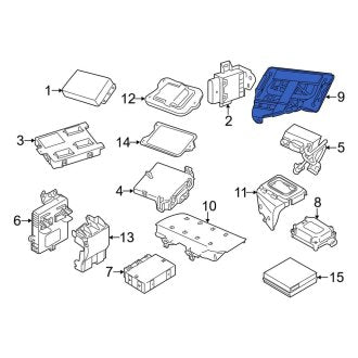 New OEM Genuine Porsche, Transmission Control Module Bracket - Part # 98761825501