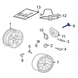 New OEM Genuine Porsche, Spare Tire Bolt - Part # 99672170100