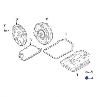 New OEM Genuine Porsche, Transmission Drain Plug - Part # 98639701501