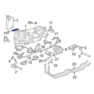 New OEM Genuine Porsche, HVAC Heater Core Seal - Part # 99657291300