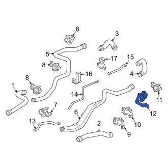 New OEM Genuine Porsche, Engine Coolant Pipe Bracket - Part # 99610650971