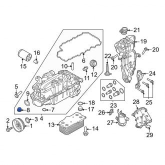 New OEM Genuine Porsche, Engine Oil Drain Plug - Part # PAF911559