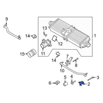 New OEM Genuine Porsche, Air Cleaner Bracket - Part # 992145842A