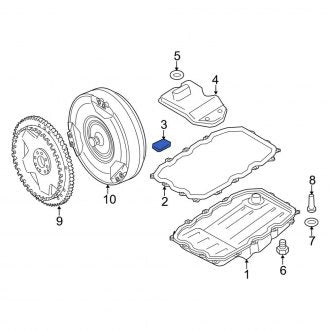 New OEM Genuine Porsche, Transmission Oil Pan Magnet - Part # 95532136800