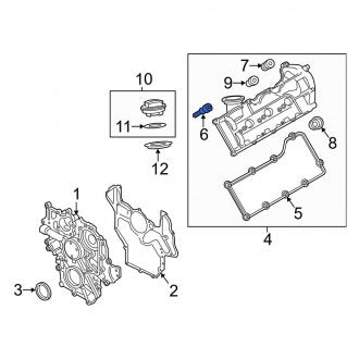 New OEM Genuine Porsche, Engine Valve Cover Bolt - Part # 95810534301