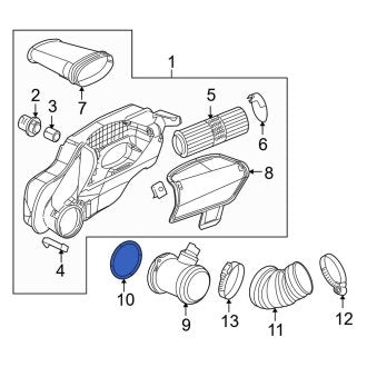 New OEM Genuine Porsche, Fuel Injection Air Flow Meter Gasket & O-Ring - Part # 99970705241