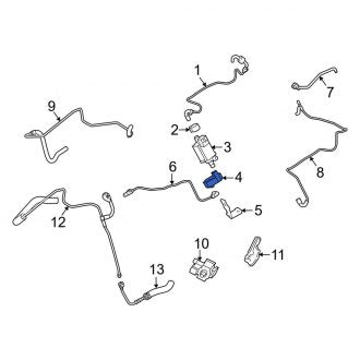 New OEM Genuine Porsche, Turbocharger Boost Pressure Safety Switch Bracket - Part # 94811036052