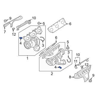 New OEM Genuine Porsche, Turbocharger Stud - Part # 90040201801