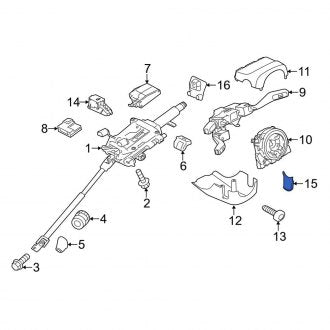 New OEM Genuine Porsche, Steering Column Cover - Part # 970552675006W0