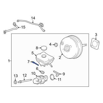 New OEM Genuine Porsche, Brake Master Cylinder Reservoir Screw - Part # WHT005308