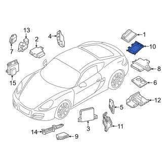 New OEM Genuine Porsche, Transmission Control Module Bracket - Part # 98161825502