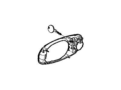 New 2002-2004 Fits Chrysler Grand Caravan, Town & Country Handle-Front Door Exterior - Part # RP71ZKJAC