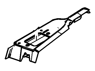 Support - Rear Package Tray Trim