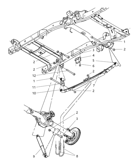 Shock Absorber Suspension Rear