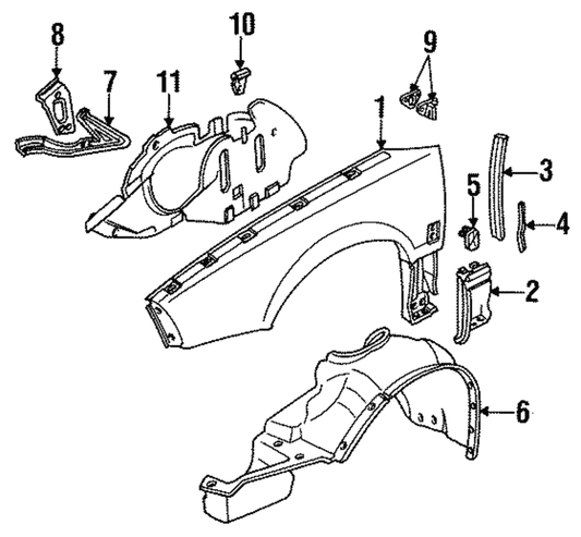 Fender Liner Brace