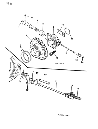 Snap Ring, Parking Sprag Reaction Plug