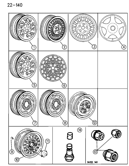 Wheel, Or Conventional Spare