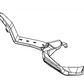 New 2009-2012 Fits Chrysler 1500 Floor Duct - Part # 55056920AB